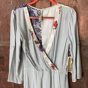 Lightweight flowing high-low dress with pockets